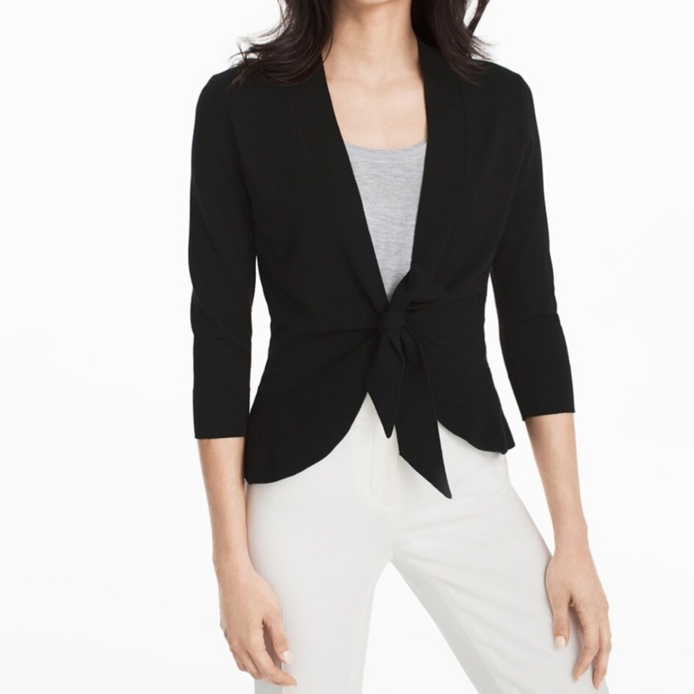 WHBM Black Cover-up Sweater Size Medium